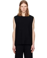 Homme Plissé Issey Miyake - Rustic Knit Vest - Lyst