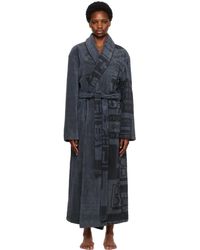 Martine Rose - Gray Tommy Jeans Edition Jacquard Toweled Coat - Lyst