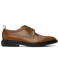 Thom Browne - Thom e chaussures oxford de style brogue brunes à embout prolongé - Lyst