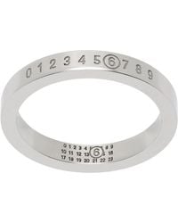 MM6 by Maison Margiela - Numeric Minimal Signature Ring - Lyst