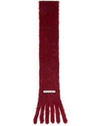 Acne Studios - Skinny Logo Scarf - Lyst
