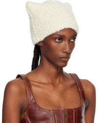 KNWLS Precious Square Beanie in Brown | Lyst