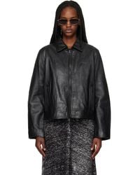 DIESEL - L-Amar-Fem-S2 Leather Jacket - Lyst