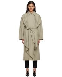 Totême - Toteme Beige Layered Trench Coat - Lyst