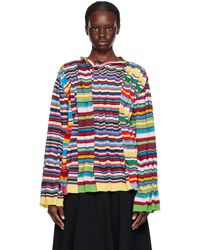 Comme des Garçons - Multicolor Gathered Sweater - Lyst