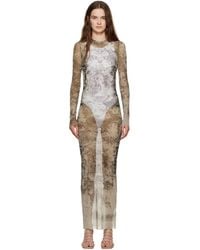 Jean Paul Gaultier - 'The Long Médaillon' Maxi Dress - Lyst