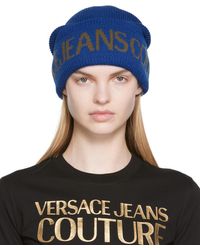 Versace - Logo Beanie - Lyst