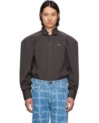Vivienne Westwood - ネイビー Frilly Football シャツ - Lyst