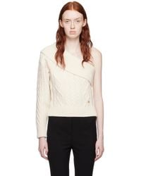 RECTO. - Off- Single-Shoulder Sweater - Lyst