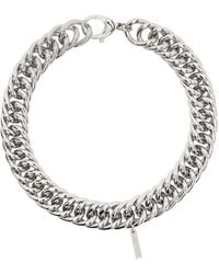 1017 ALYX 9SM - Silver Chunky Chain Necklace - Lyst