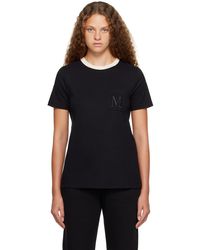 Max Mara - T-shirt lecito noir - Lyst