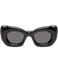 Loewe - Black Inflated Butterfly Sunglasses - Lyst