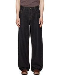 Palm Angels - Curved Logo Loose Jeans - Lyst