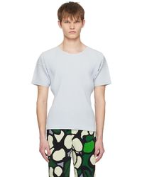 Homme Plissé Issey Miyake - Homme Plissé Issey Miyake Gray Monthly Color March T-shirt - Lyst