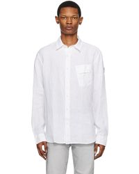 Belstaff - White Pitch Long Sleeve Shirt - Lyst