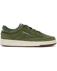 Reebok - Club C Vintage Sneaker In Olive,at Urban Outfitters - Lyst