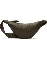 Lemaire - Khaki Small Croissant Bag - Lyst