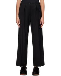 Acne Studios - Black Tailored Trousers - Lyst