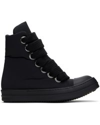 Rick Owens - ブラック Hollywood Jumbo Lace Puffer Sneaks スニーカー - Lyst