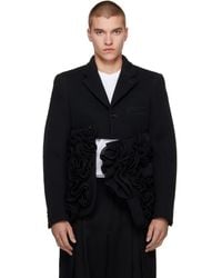 Comme des Garçons - Polyester Double Raschel Blazer - Lyst