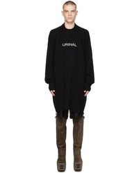 Rick Owens - Black Recycled Cashmere Tommy Sweater - Lyst