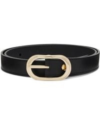 Ernest W. Baker Rose Buckle Belt in Black for Men | Lyst