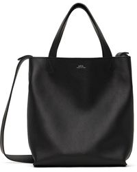 A.P.C. - Petit Cabas Maiko Noir - Lyst