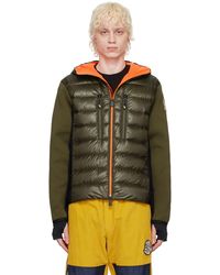 Moncler Stripe-detail Zip-up Hoodie in 
