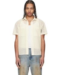 ANDERSSON BELL - Off- Tres Sheer Knitted Shirt - Lyst