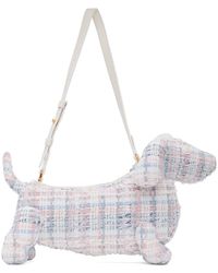 Thom Browne - White & Pink Hector Bag - Lyst