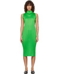 Pleats Please Issey Miyake - Monthly Colors April Midi Dress - Lyst