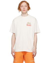 Rhude Off- 'monaco 22' Logo T-shirt - Multicolour