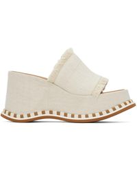 See By Chloé - Off- Allyson Wedge Sandals - Lyst