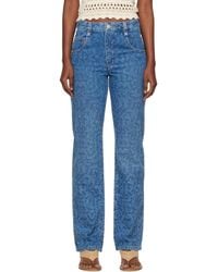 Isabel Marant - Straight Brinsa Summer Laser Jeans - Lyst