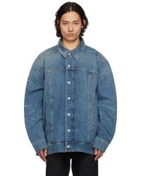 Rick Owens - Indigo Hollywood Jumbo Worker Denim Jacket - Lyst