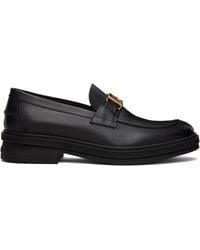 Versace - Greca Leather Loafers - Lyst