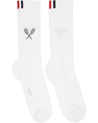 Thom Browne - Tennis Racquet Athletic Socks - Lyst