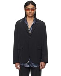 Acne Studios - Black Single-breasted Blazer - Lyst
