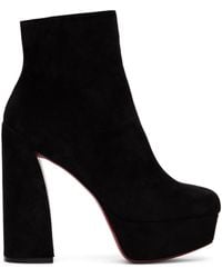 Christian Louboutin - Movida 130 Suede Ankle Boots - Lyst