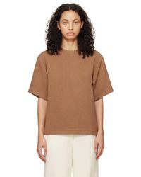 Anine Bing - T-shirt maddie brun clair - Lyst