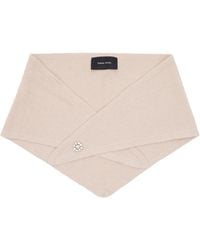 Simone Rocha - Embellished Cashmere Neckerchief Scarf - Lyst