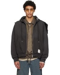 Maison Mihara Yasuhiro - Pullover Combined Hoodie - Lyst