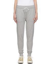 Maison Kitsuné - Pantalon de détente gris à logo de renard - Lyst