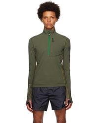 Moncler - Green Half-zip Sweater - Lyst