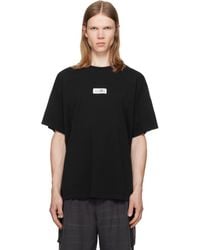 MM6 by Maison Margiela - Numeric Cotton T-Shirt - Lyst