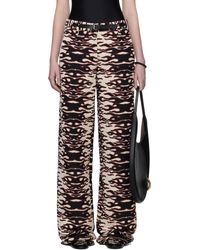 Tory Burch - Jacquard Wide Leg Trousers - Lyst