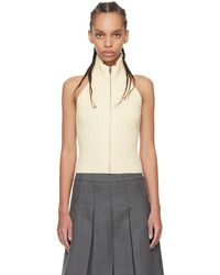 Fax Copy Express - Off- Open Back Sweater - Lyst