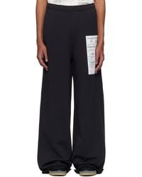 MM6 by Maison Martin Margiela - Newspaper Print Sweatpants - Lyst