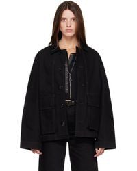 Lemaire - Boxy Denim Jacket - Lyst