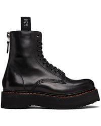 R13 - Single Stack Boots - Lyst